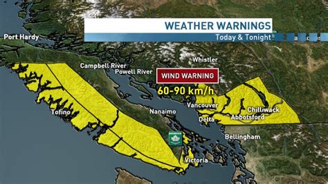 weather alerts and warnings for vancouver bc